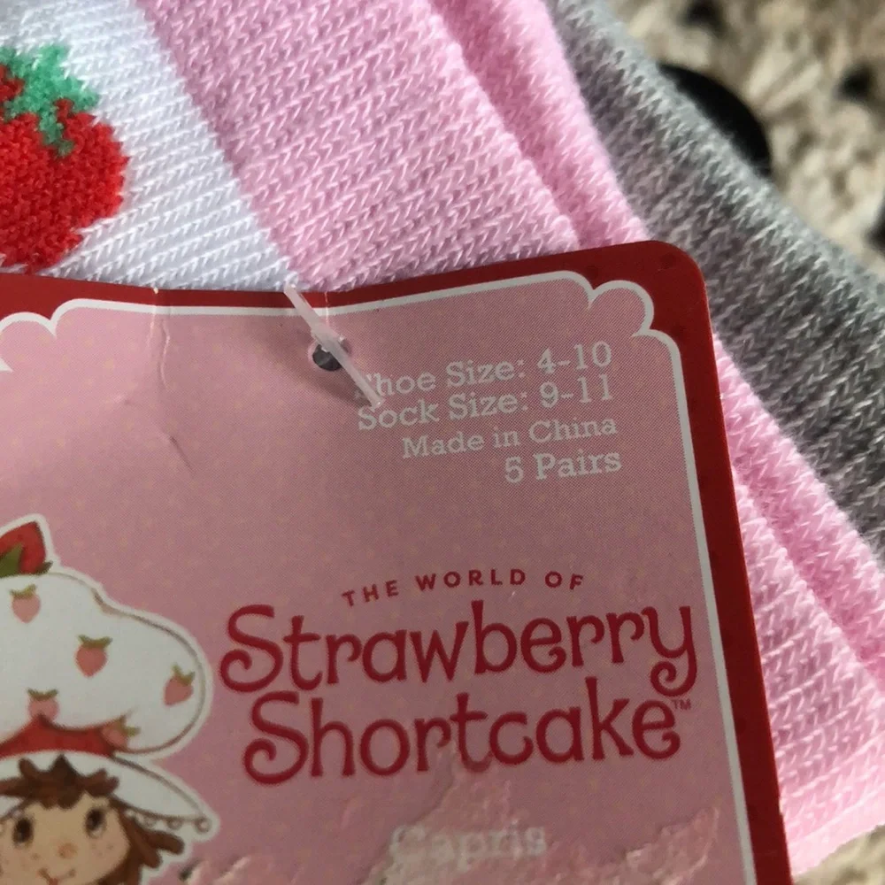 Strawberry Shortcake Socks